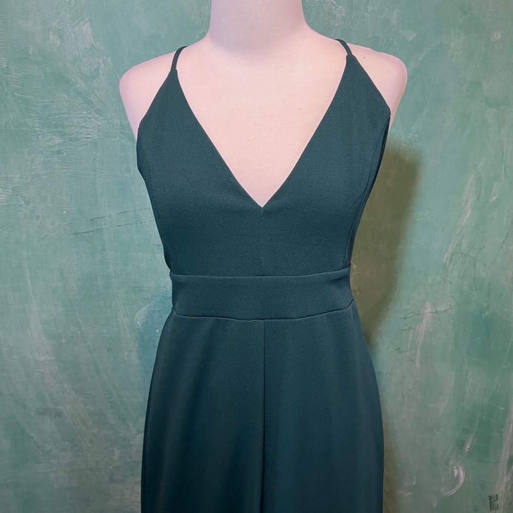 Gorgeous Emerald Dressy Jumpsuit